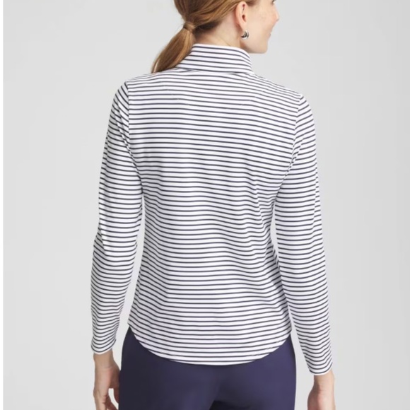 Chico Zenergy® UPF Snap-Front Mockneck Pullover Top - Picture 4 of 7